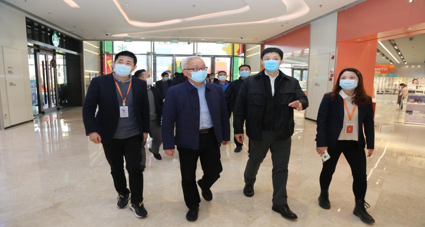 朱明林副区长一行到九里亭街道走访调研