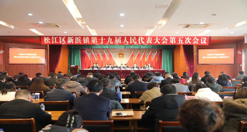 yh533388银河区新浜镇第十九届人民代表大会第五次会议胜利召开